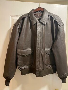 Sporty’s Pilot Shop A-2 Goatskin Leather Flight Jacket XL NWOT